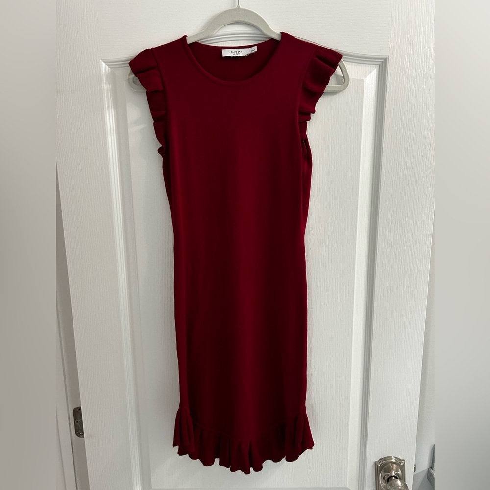 ALI & JAY Ruffle Mini Dress